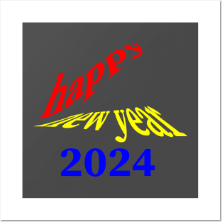 happy new year 2024 Posters and Art